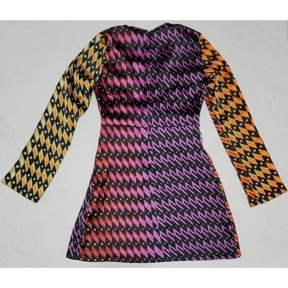 NWT ZARA Printed Short Dress - Multicolored - Picture 3 of 12